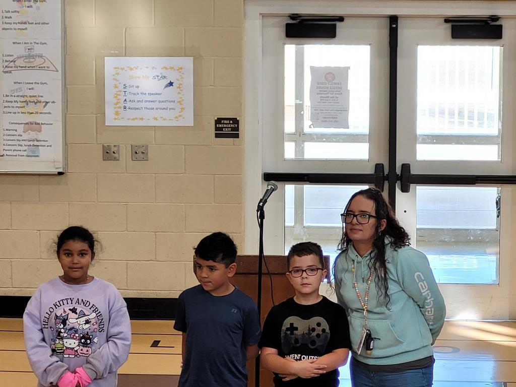 4th grade Spelling Bee Winners