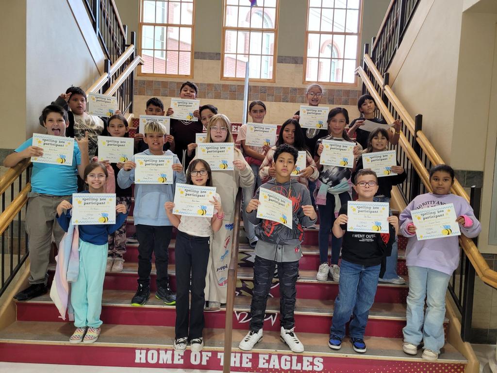 4th grade Spelling Bee Participants
