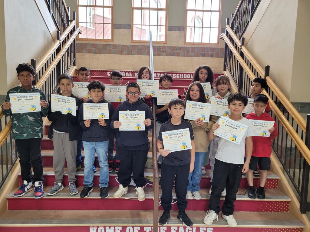 5th Grade Spelling Bee Participants
