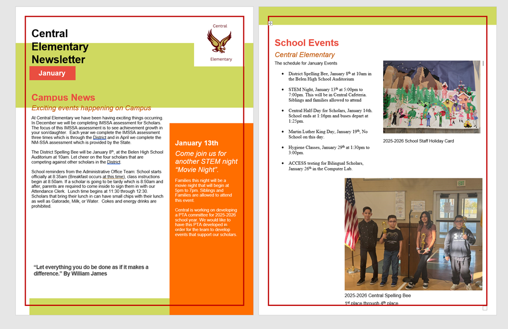 January 2026 Newsletter