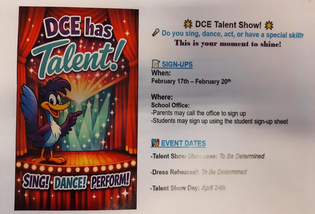 DCE Talent Show