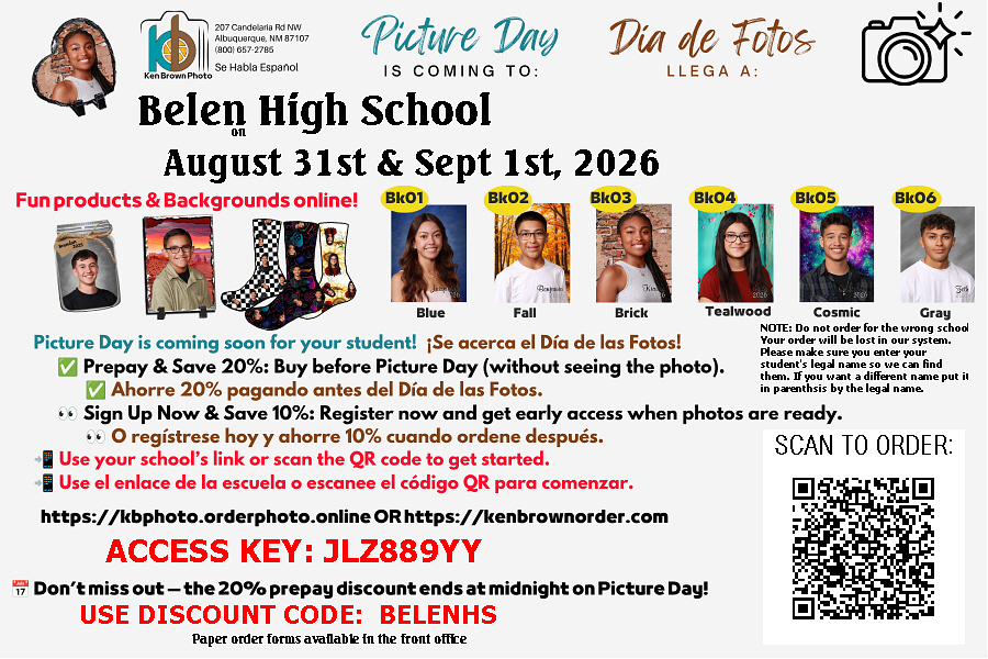 Picture Day Flyer 8.31.26-9.1-.26 QR Code attached