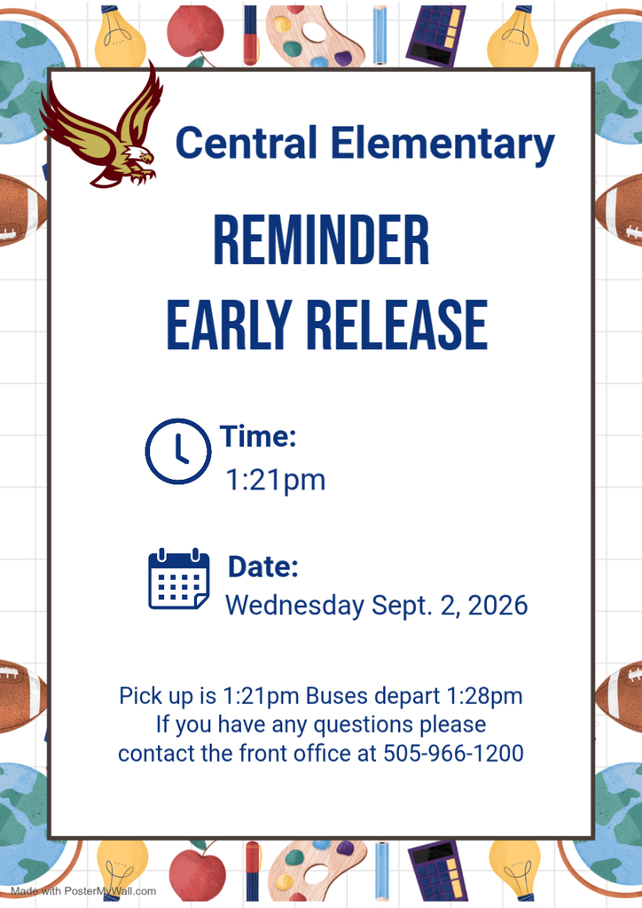 Reminder Early Release