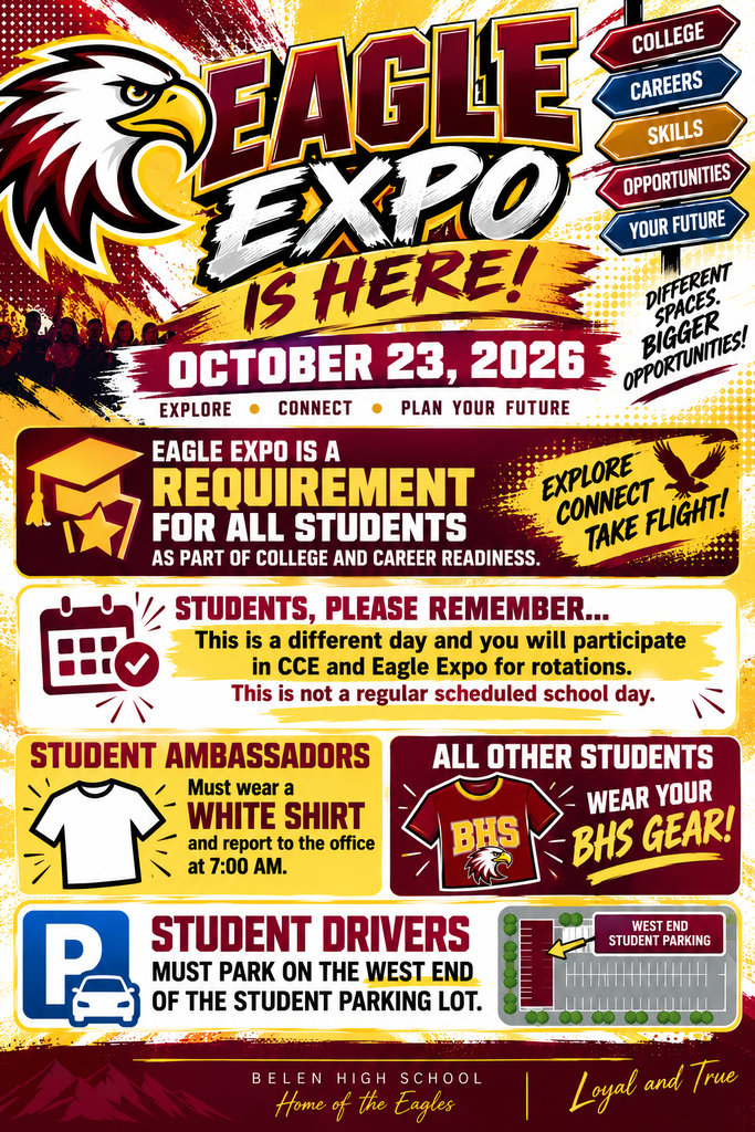 Eagle Expo information here 10.23.26