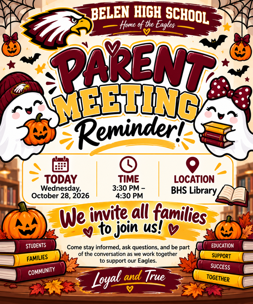 Parent Meeting Flyer for October 28, 2026