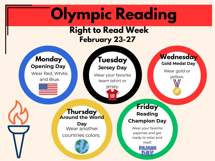Right to Read Spirit Week