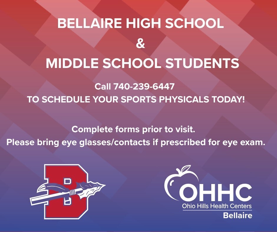 BHS and  BMS Sports Physicals
