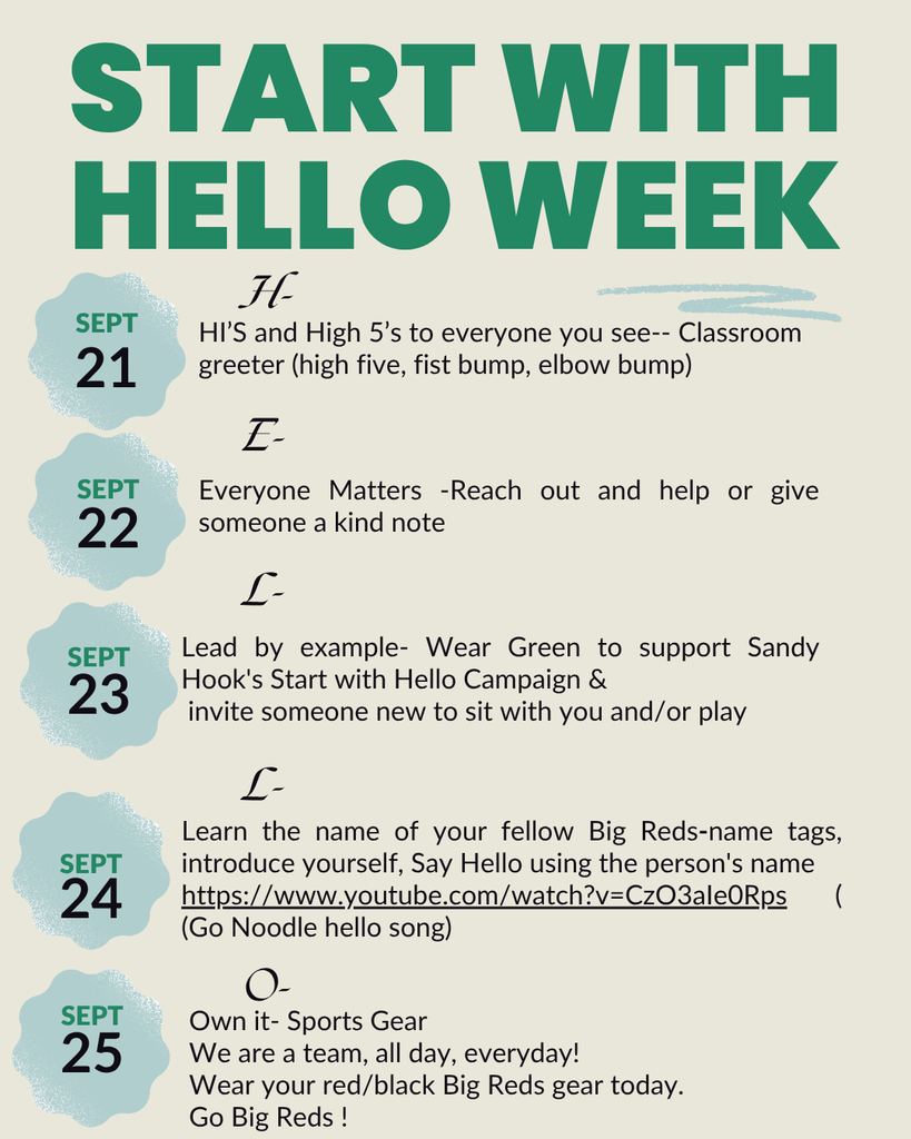 hello week