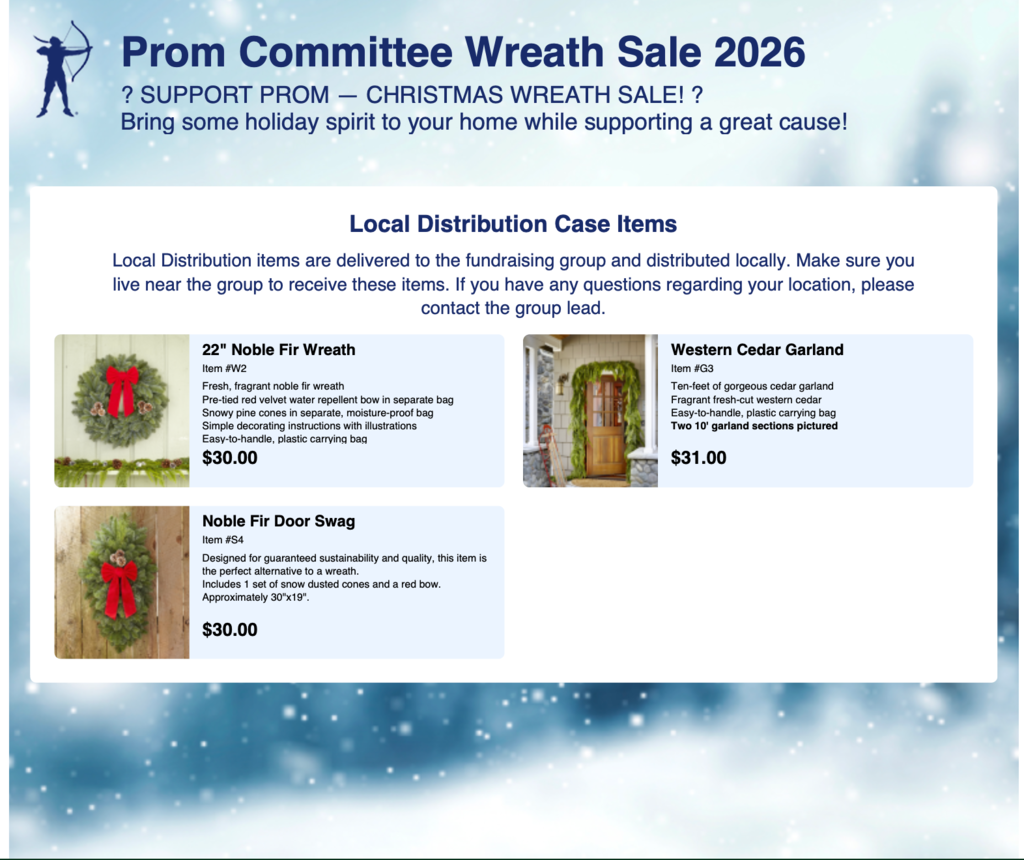 Local Distribution Items