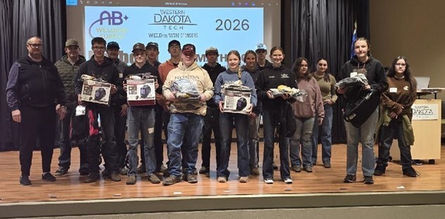 Back row: Mr. Hartwell, Mason Nehl, Tucher Hughes, Kasey Dobesh, Zion Morales, Nathan Hudson, Alexa Stone, Makien Browning, Carmen Beguin, Alexis Jewett, and Renae Norman Front row: Silas Carson took 4th place, Conner Crowser took 6th place, Roenn Ruzicka took 7th place, Chloe Crowser took 8th place, Kate Blair took 9th place and Meghan Jordan took 10th place.