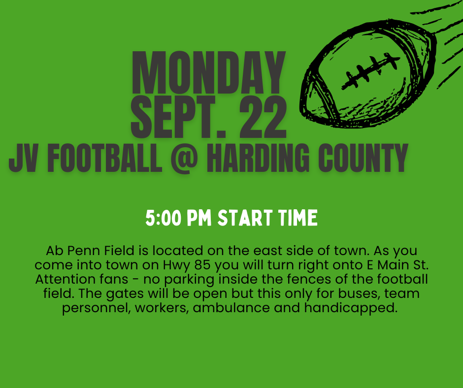 9-22-25 JV Football @ Harding County