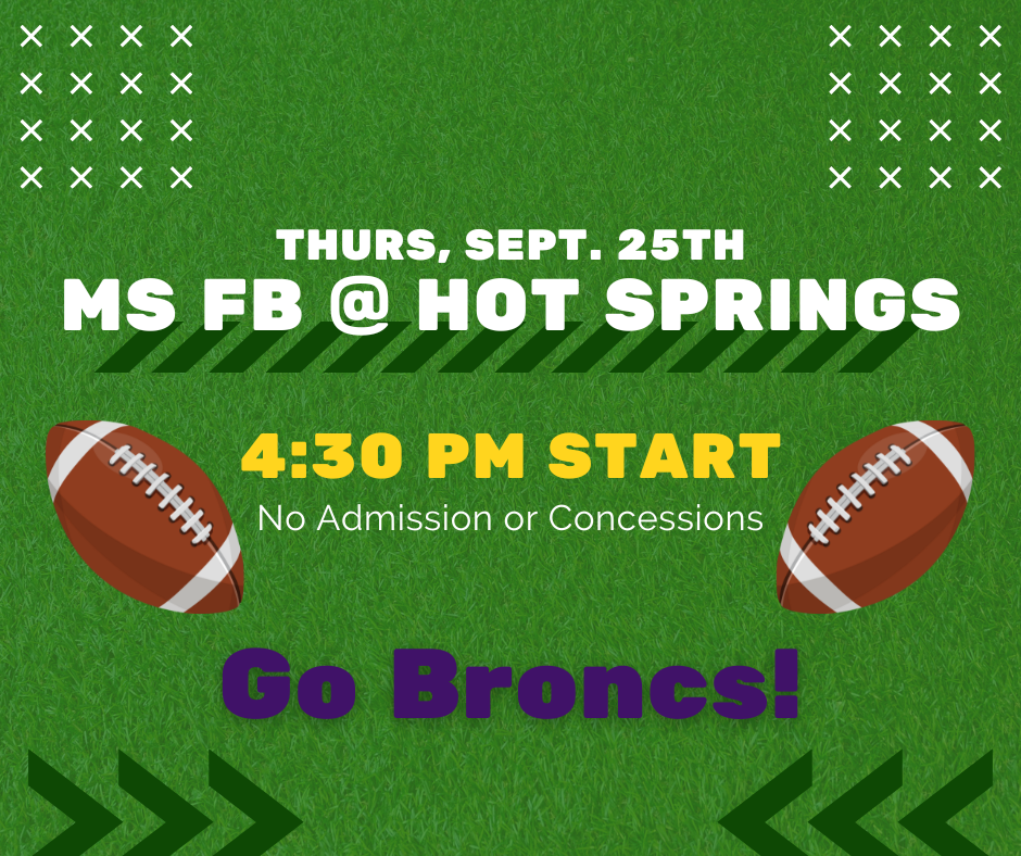 9-25-25 MS FB @ Hot Springs