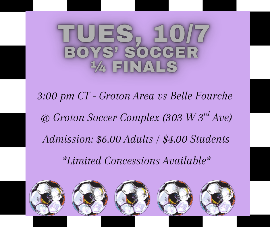 10-7-25 Boys’ Soccer ¼ Finals