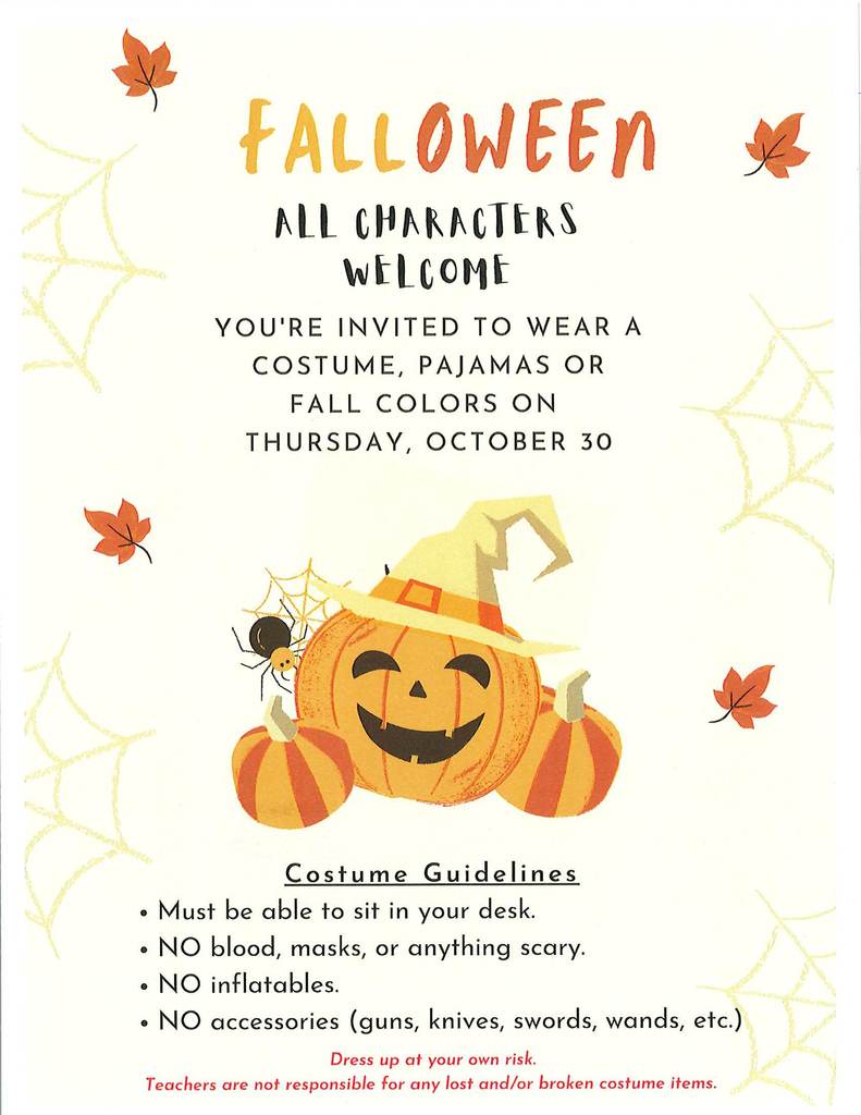 Falloween next Thursday