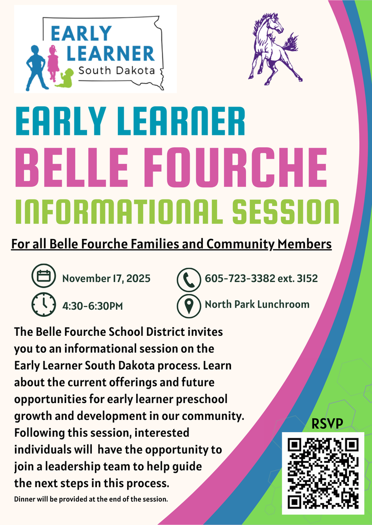 Early Learner Information session on November 17th. 4:30-6:30 PM