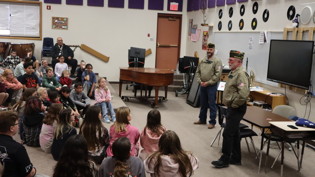 5th grade Veterans visit
