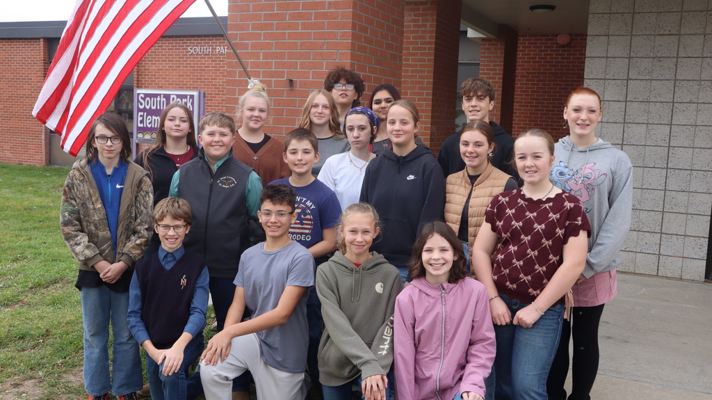 Seventh grade presenters at south park