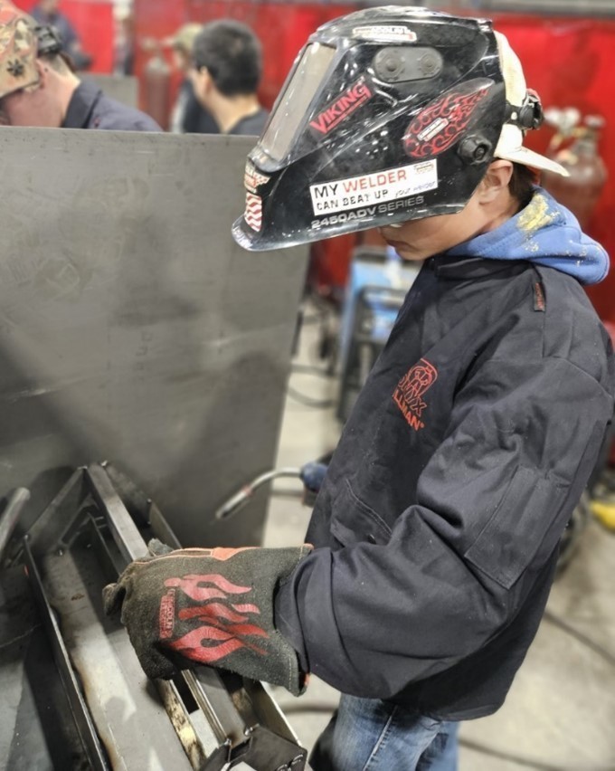 Tucker Hughes and Kyle Hendrickson tied in 8th position out of 73 students in the advanced division.     