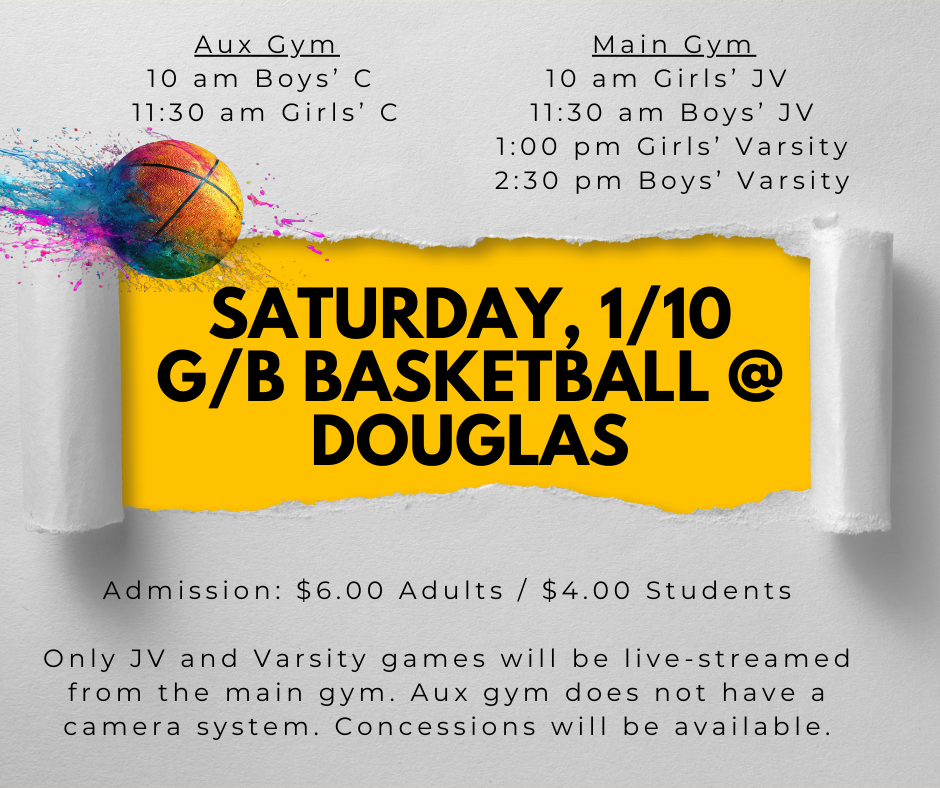 1-10-26 G-B Basketball @ Douglas