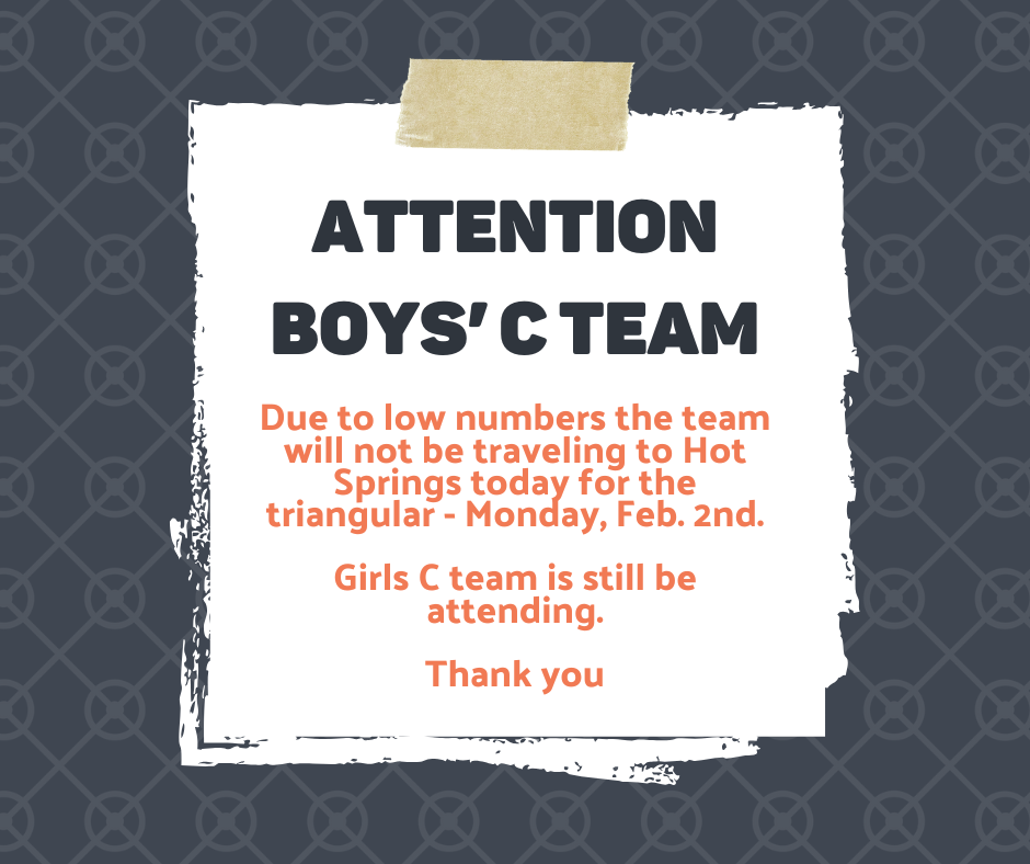 2-2-26 Boys C BB @ Hot Springs