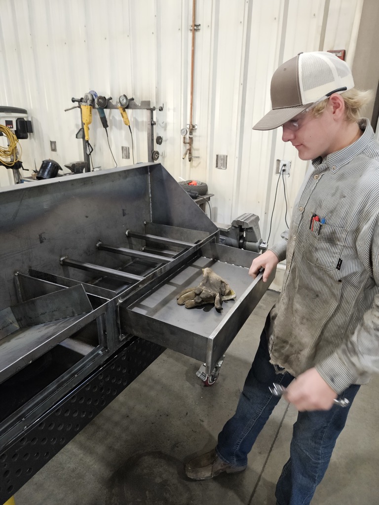 Tucker Hughes toolbox to put in the back of his pickup