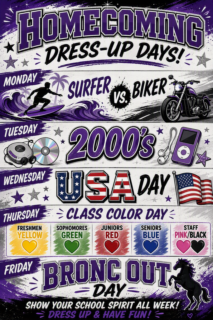 Homecoming Dress Up Days