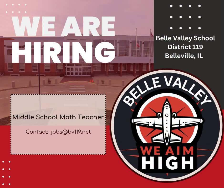Belle Valley Is hiring a middle school math teacher