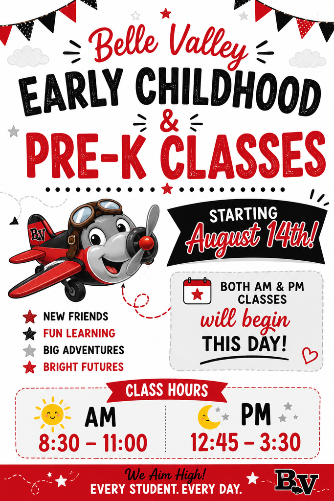 Pre-K and EC students start school on August 14, 2026