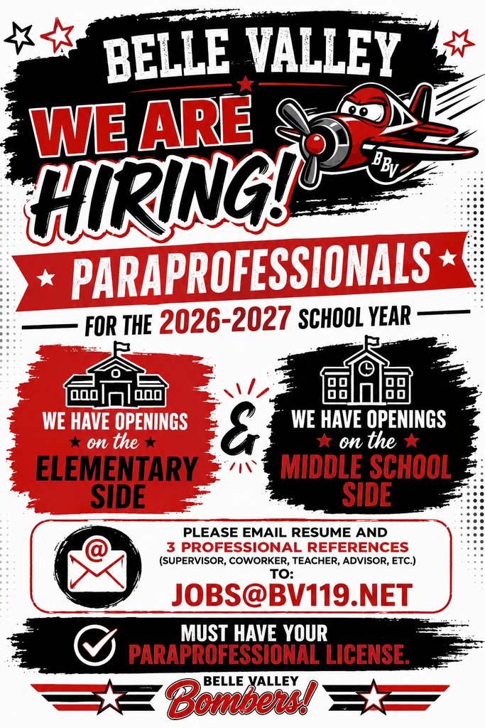 Belle Valley is hiring Paras