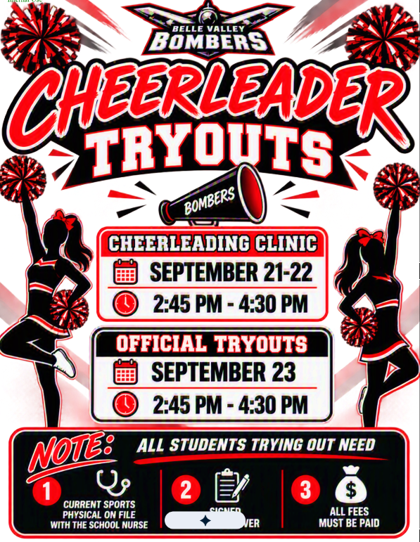 Cheer Tryout Flyer