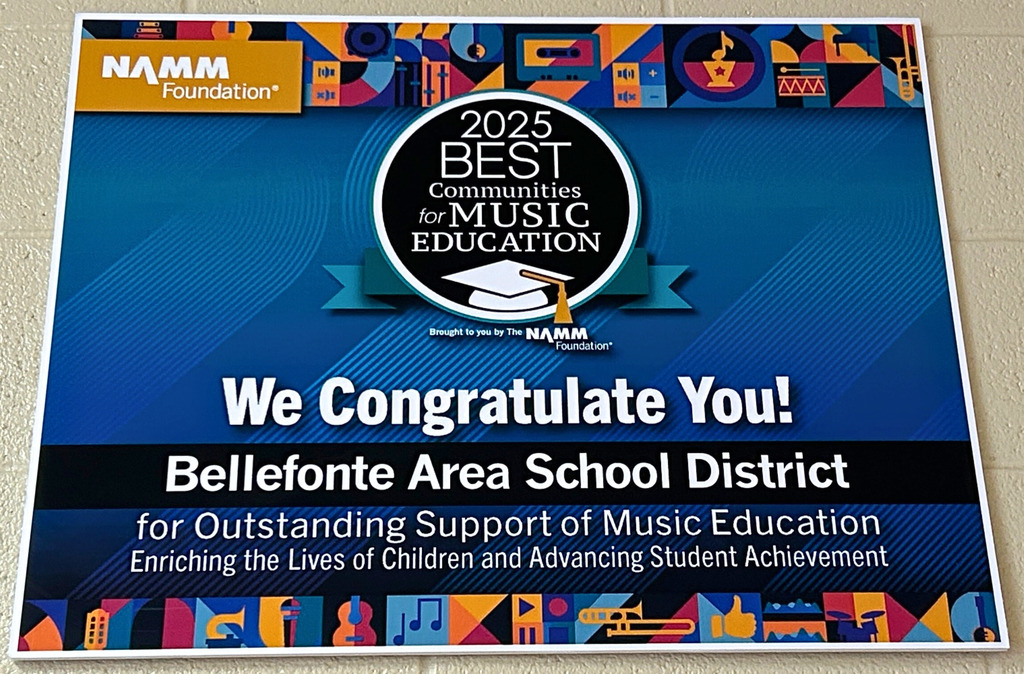2025 Best Communities for Music Education award