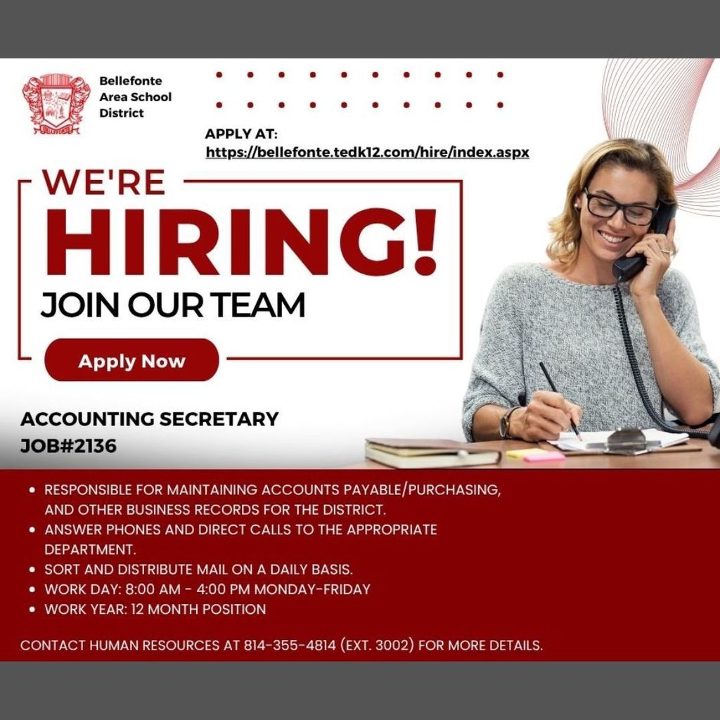 Accounting Secretary information