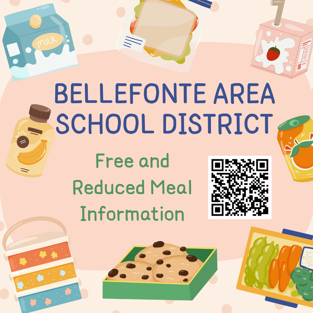 BASD Free and Reduced Meal information and QR code.