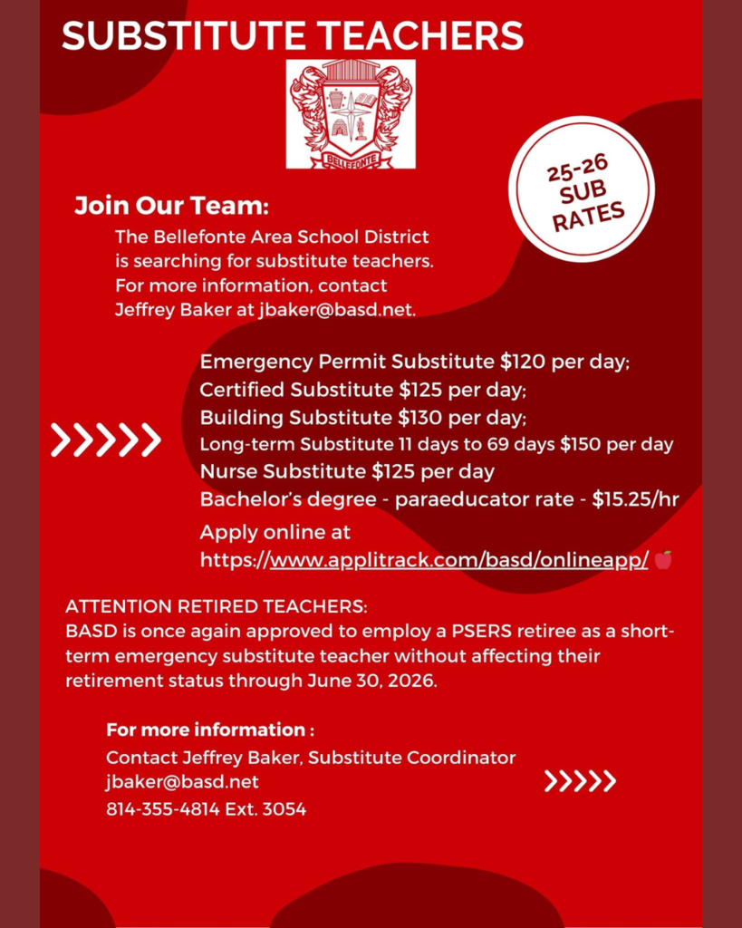 Substitute Flier