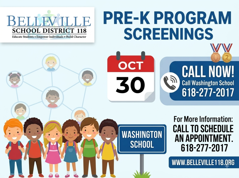 Fall Pre-K Screening info