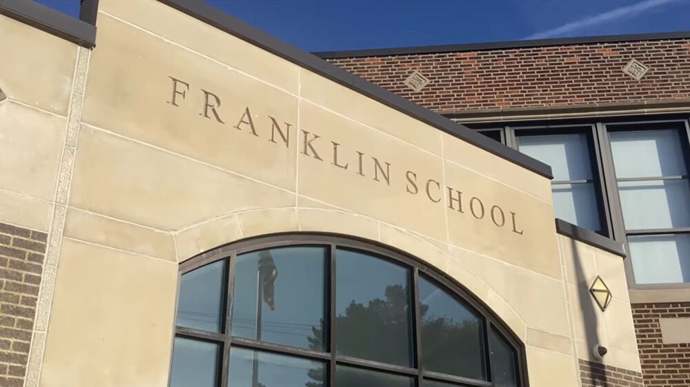 Front of Franklin School