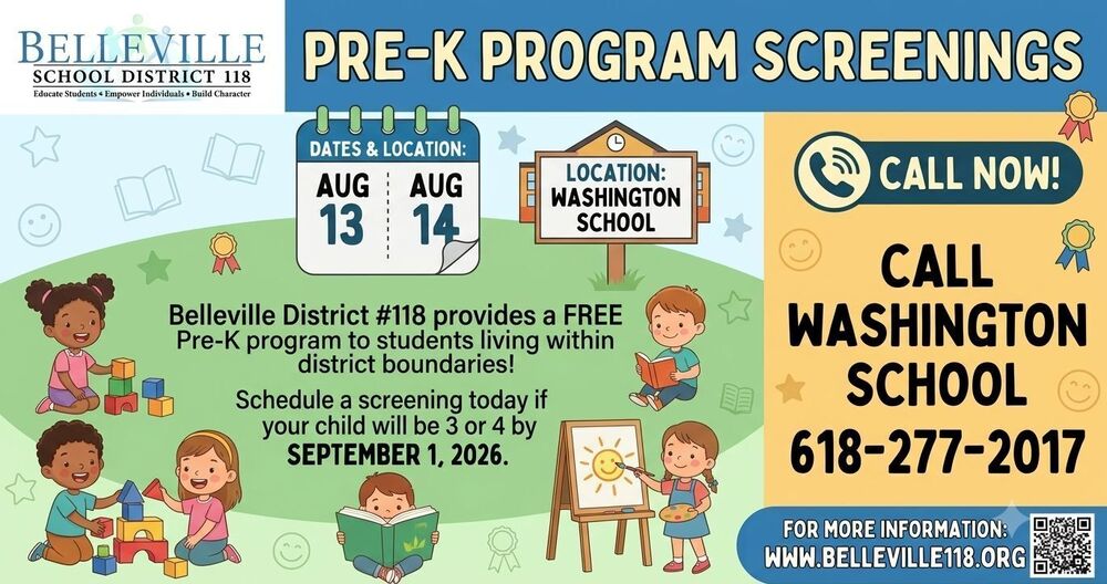 Fall Pre-K Screening info