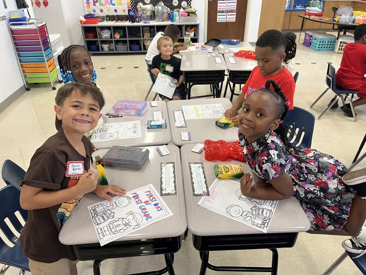 kids smiling