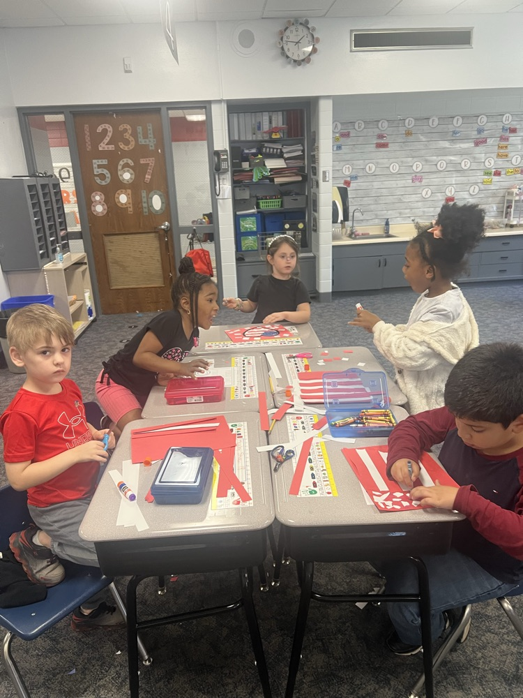 students with art 