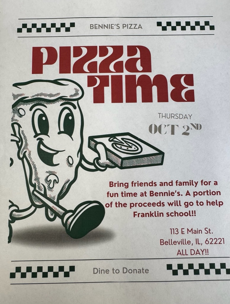 This Thursday is our next Dine to Donate!!! All day!!  Great yummy pizza and salads!  