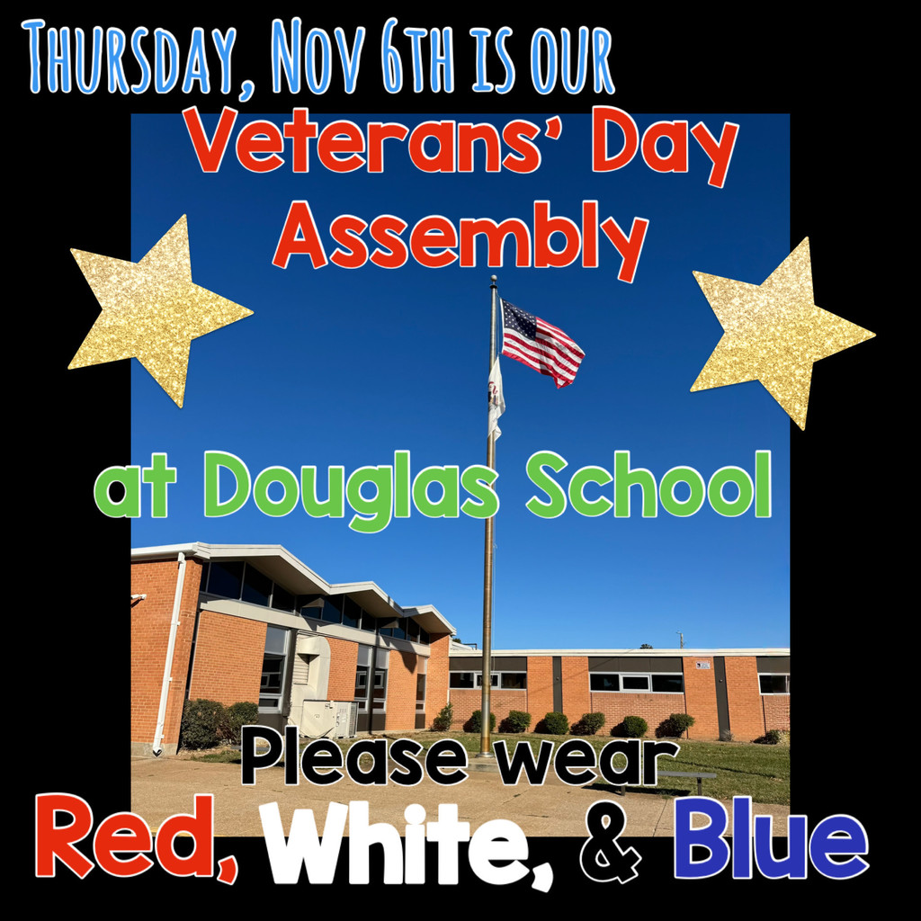 Veterans Day Reminder - Wear Red, White, and Blue!