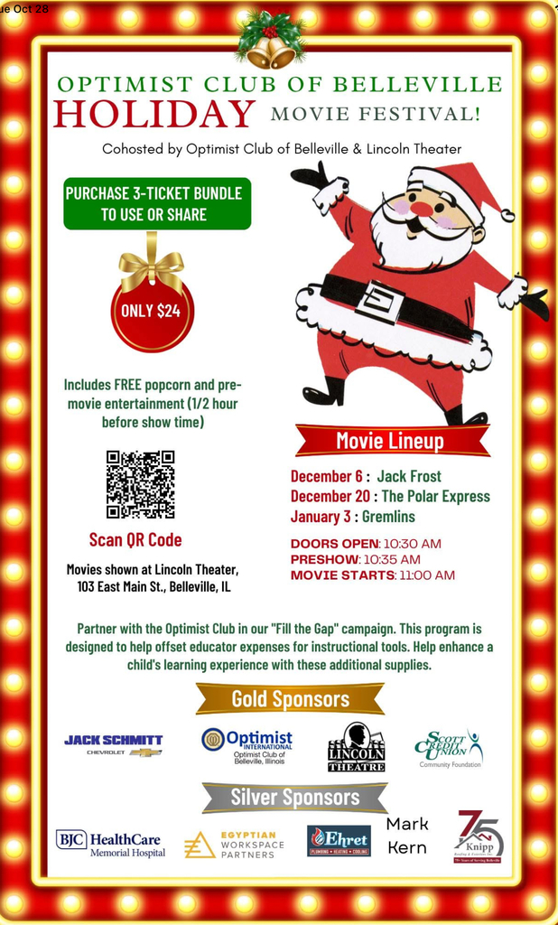 Optimist Holiday Movie Festival! (2025/2026)