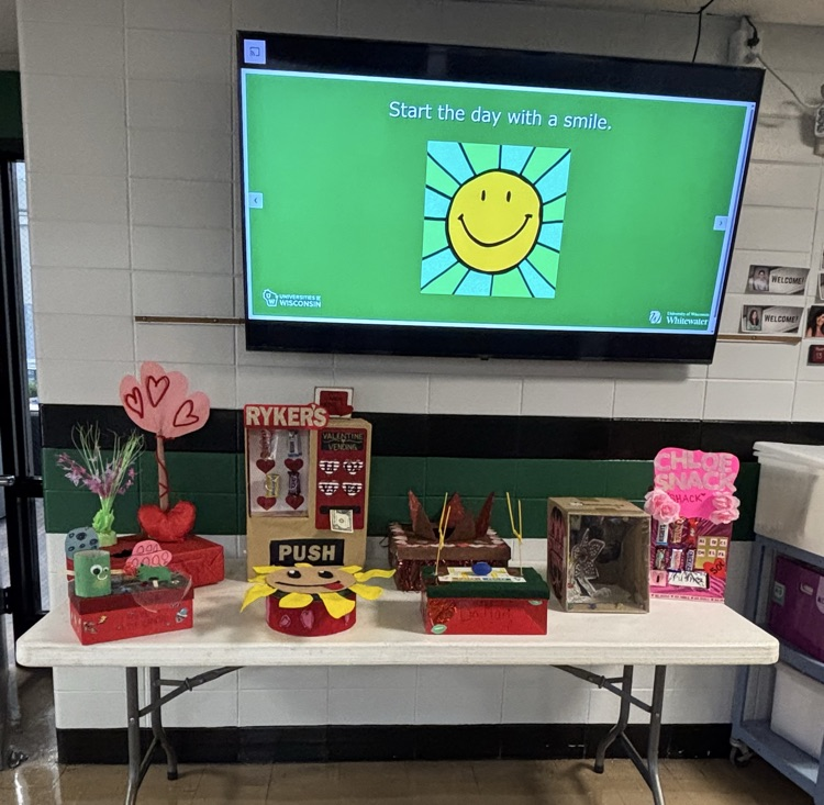 3rd Grade Valentine’s Day Shoebox Projects