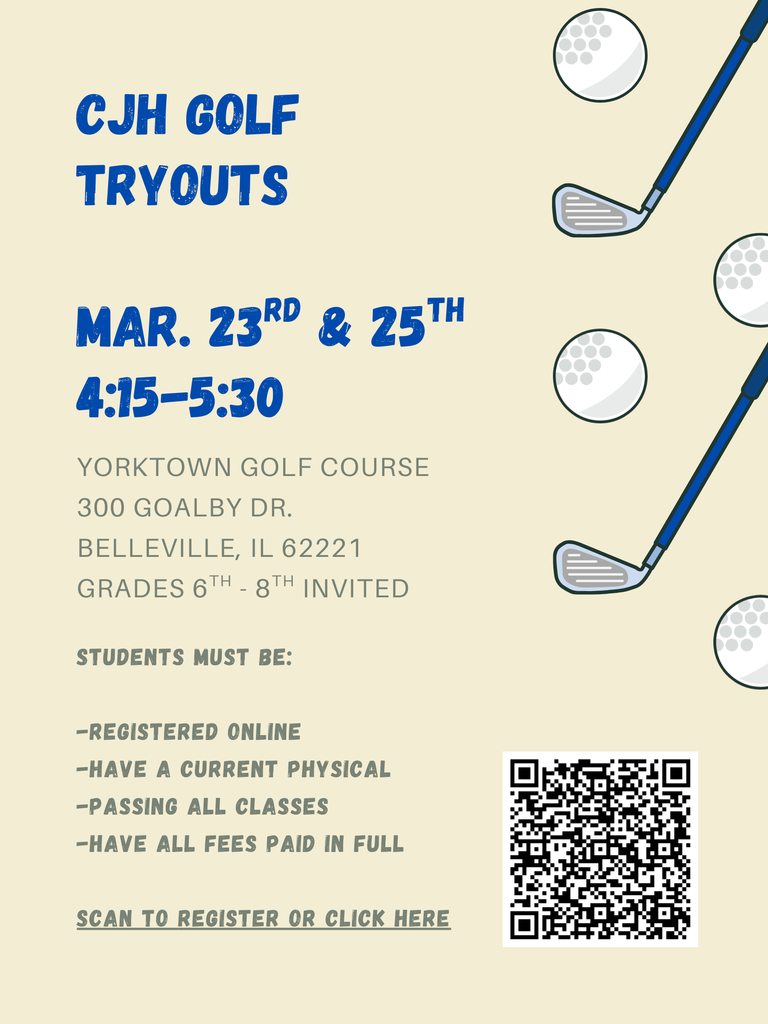 CJH Golf Tryouts