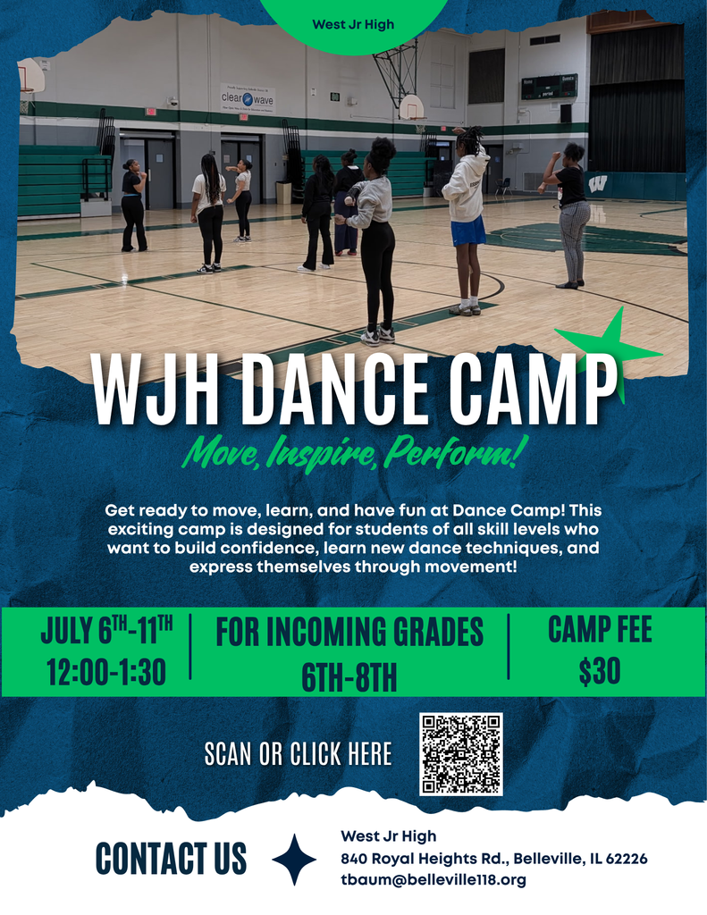WJH Dance Camp flyer