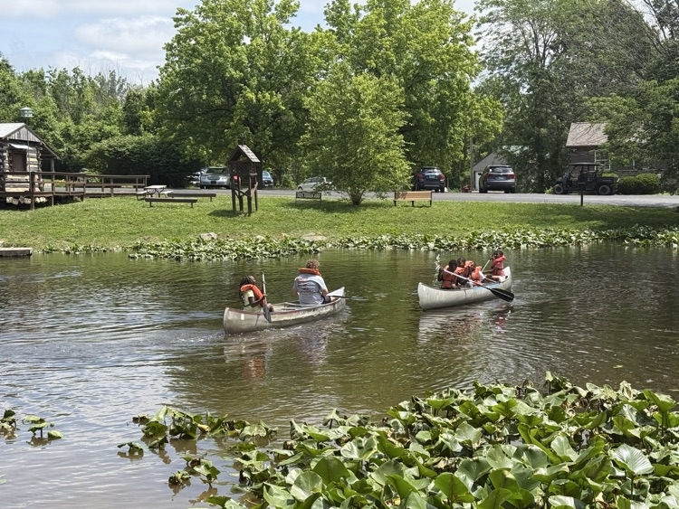 3 Ohl had such a great time at Camp Warburg for their field trip. They were able to canoe, do archery, and make banana boats on a camp fire!