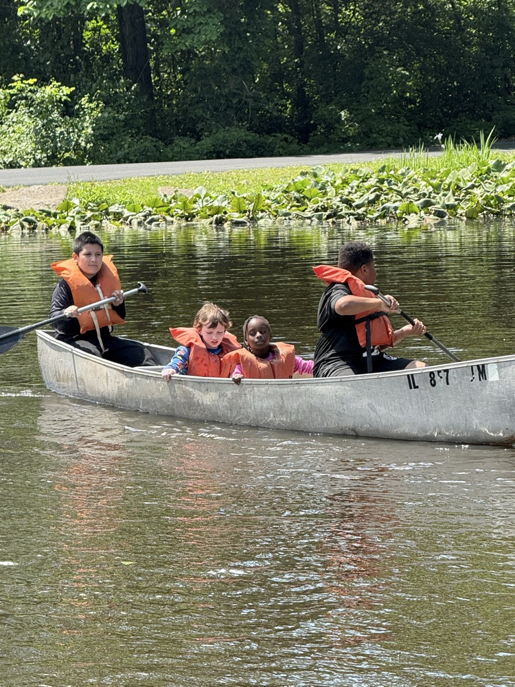3 Ohl had such a great time at Camp Warburg for their field trip. They were able to canoe, do archery, and make banana boats on a camp fire!