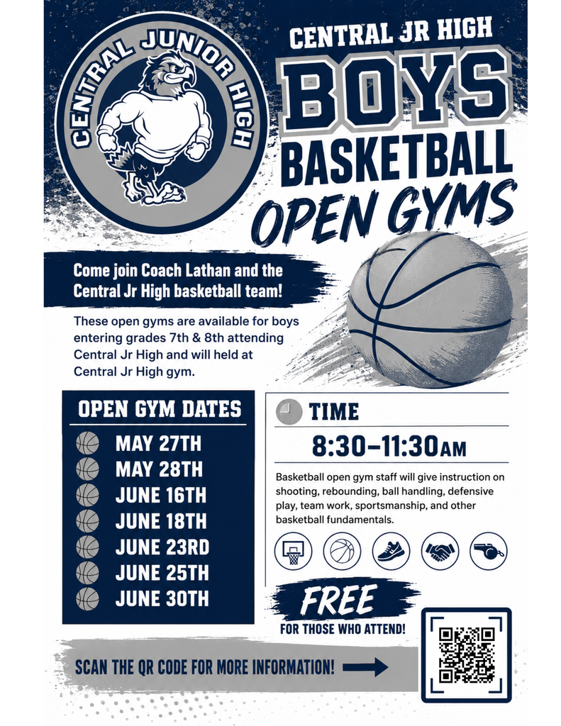 CJH Boys Open Gym Flyer