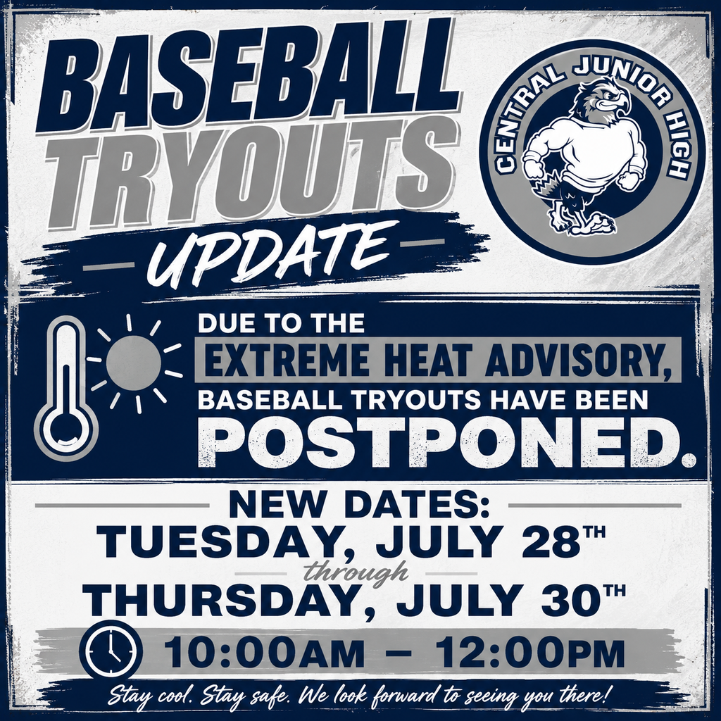 CJH Baseball Postponed