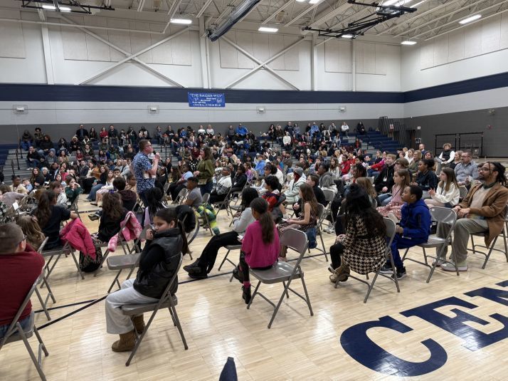 Students sitting in chairs